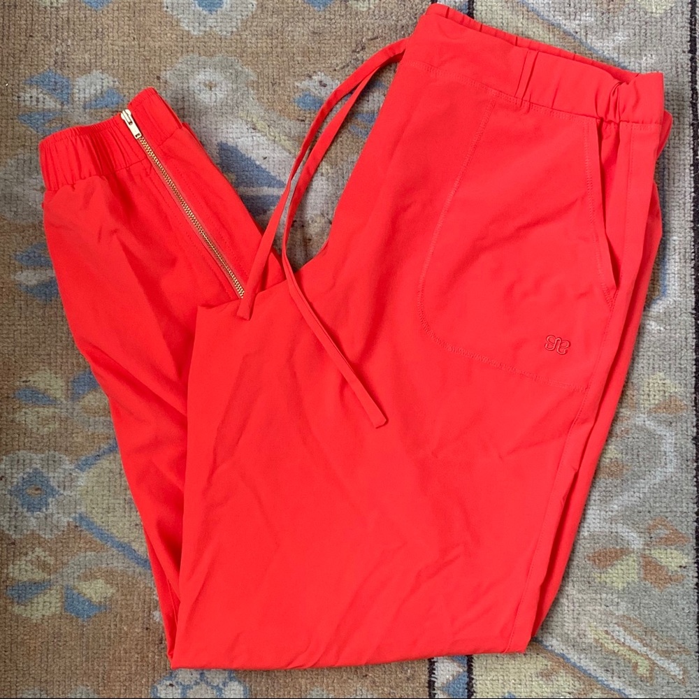 Albion Fit Red Jetsetter Jogger Pants